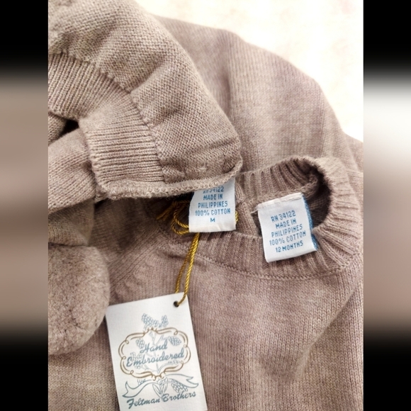 NWT Feltman Brothers Knit Dress & Matching Hat ~ sz 12 mo - Picture 5 of 7